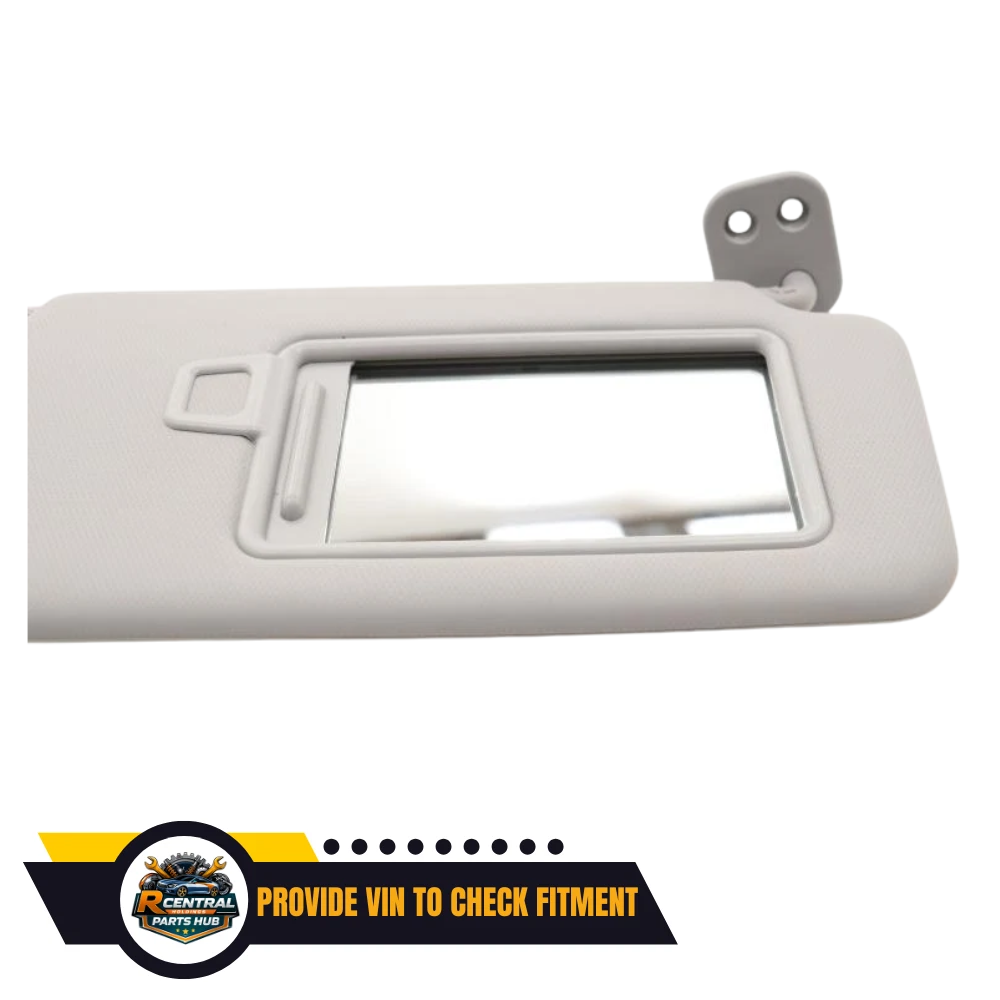 2016–2021 Hyundai Tucson RH Passenger Sunvisor Sun Visor with Mirror OEM — view 2