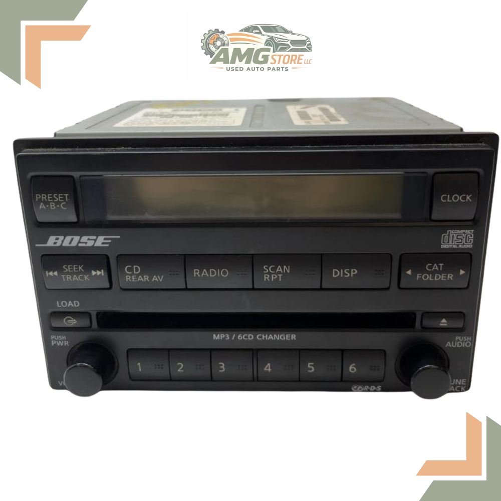 2005–2007 Nissan Pathfinder Radio AM FM 6 Disc CD Player OEM 28185-EA420 — view 1