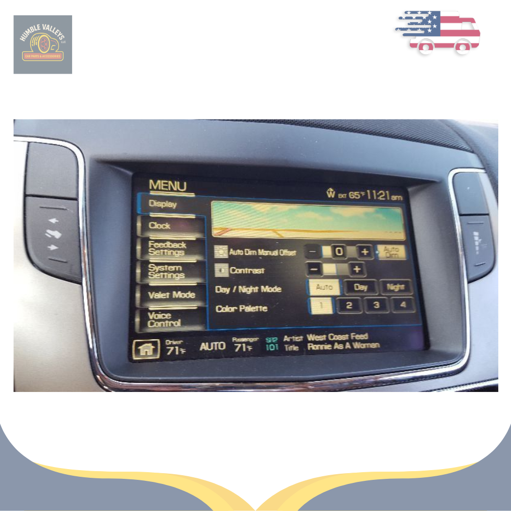 2010 Lincoln MKT Radio Navigation Information Display Screen OEM — view 2