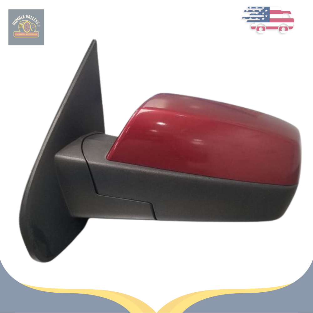 2014–2019 Chevrolet Silverado 1500 Left Driver Side View Door Mirror Maroon OEM — view 1