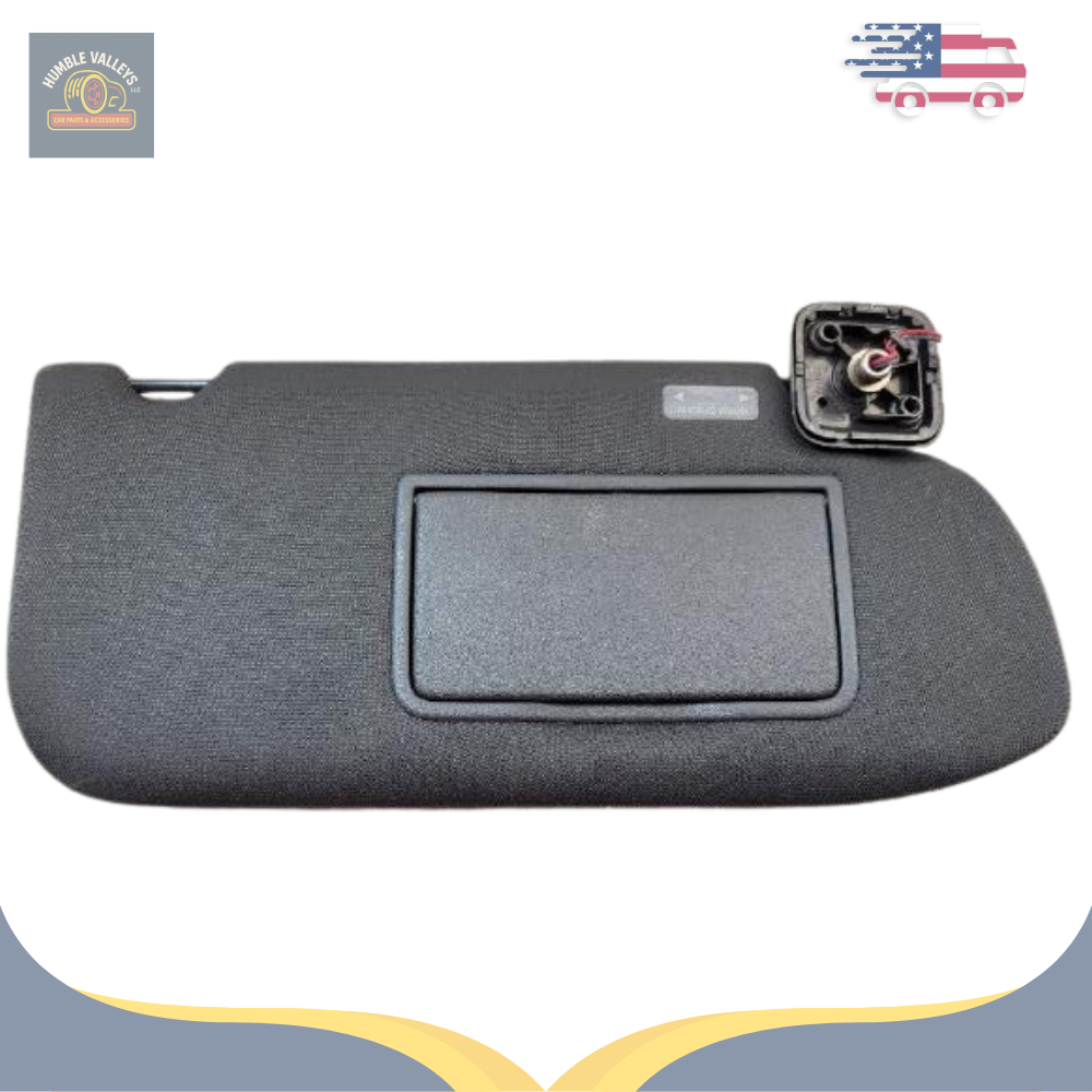 2013–2019 Ford Taurus RH Passenger Sunvisor Sun Visor with Mirror & Light OEM — view 2
