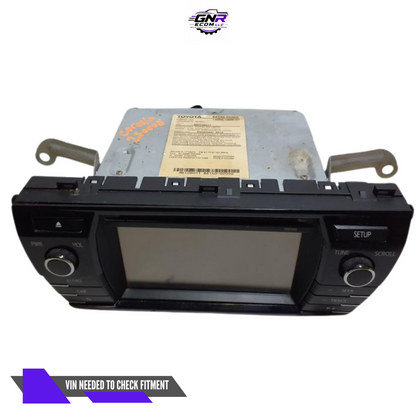 2014–2016 Toyota Corolla Radio Touchscreen Display CD OEM — view 2