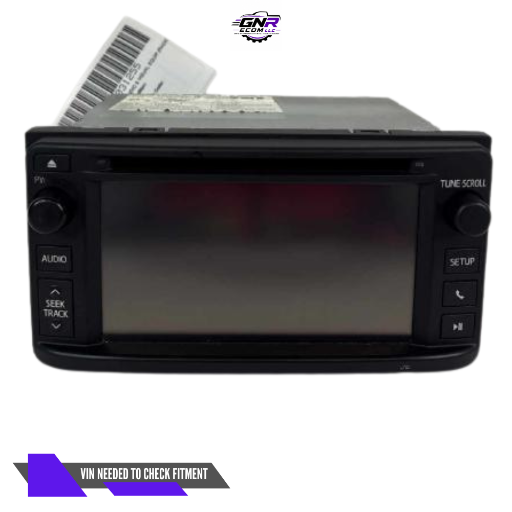 2013 Toyota Corolla CD Player Radio with Display Screen 57056 OEM — view 1