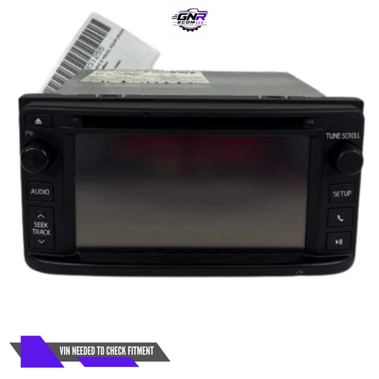 2013 Toyota Corolla CD Player Radio with Display Screen 57056 OEM — view 1