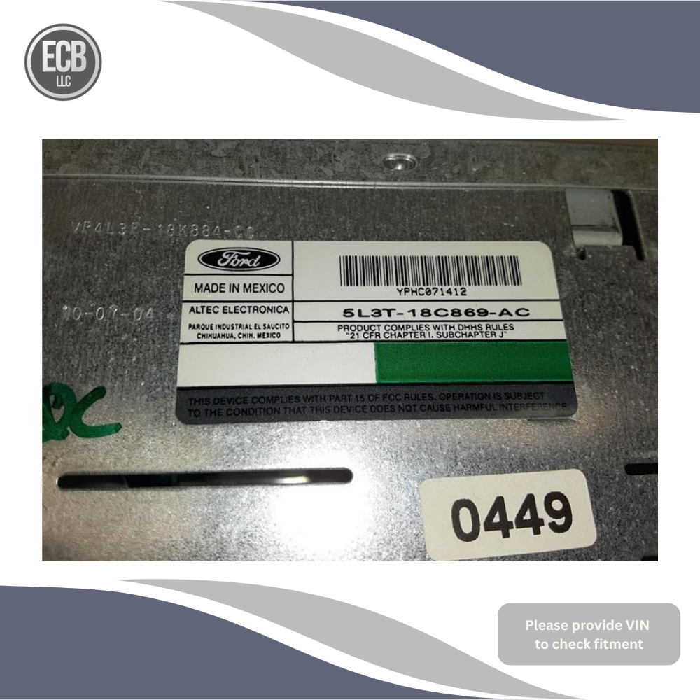 2005–2006 Ford F150 AM-FM-CD Player Radio Receiver OEM — view 4
