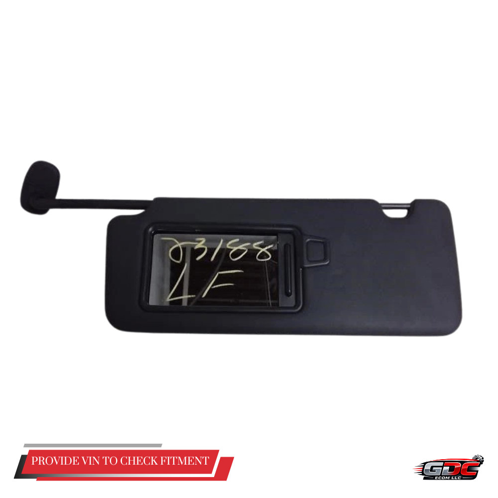 2022–2024 Hyundai Santa Cruz LH Driver Sunvisor with Mirror Black OEM — view 3