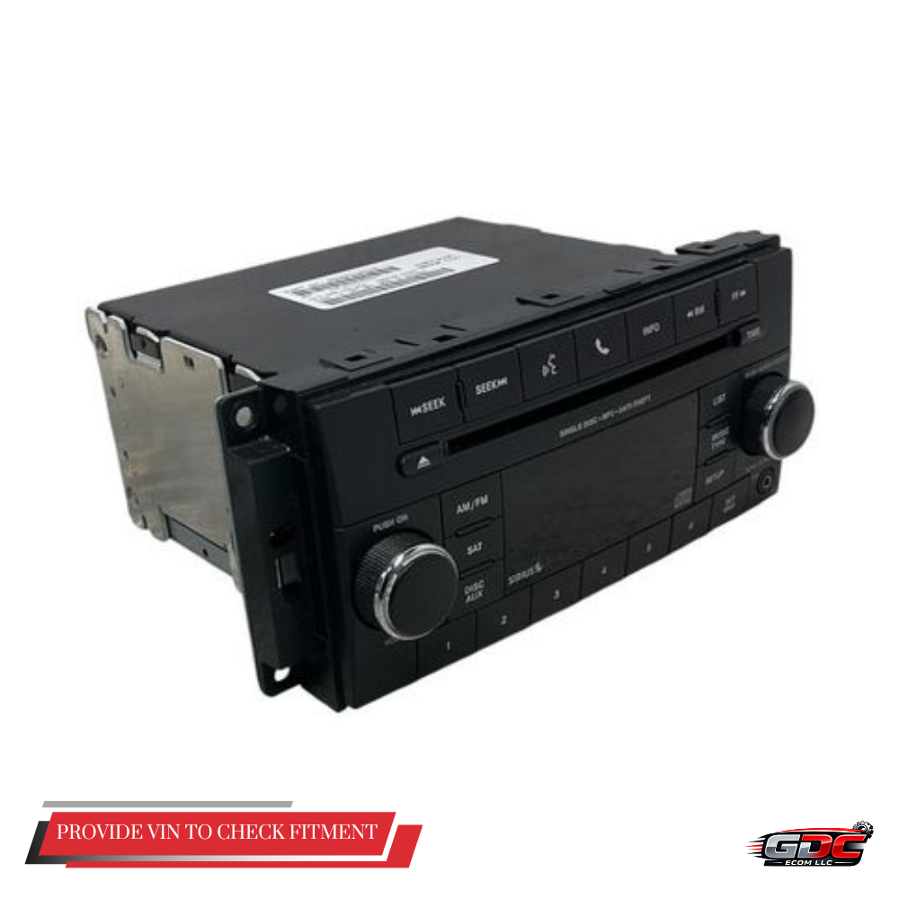 2012–2017 Jeep Patriot AM-FM-CD-MP3 Player Satellite Radio Receiver OEM — view 4