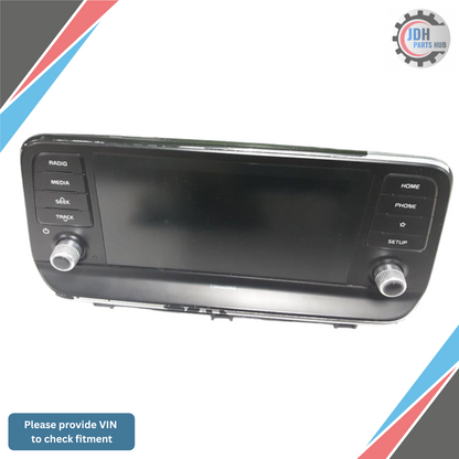 2020–2022 Kia Telluride Radio Display & Receiver US Market without Navigation OEM — view 2