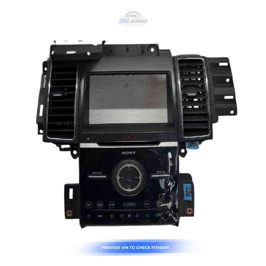2013 Ford Taurus Radio Reciever Control Panel OEM — view 1