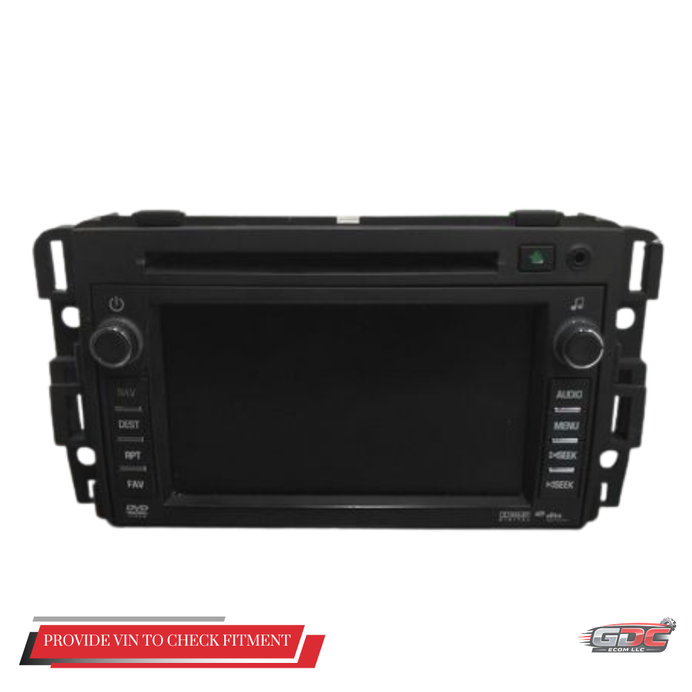 2010–2012 Chevrolet Traverse Navigation Radio Receiver with Display OEM 20939028 — view 1