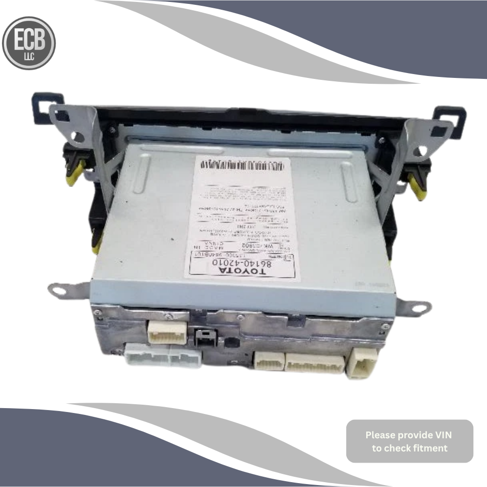 2013 Toyota Rav4 Radio Receiver with Display Screen 100067 OEM — view 3