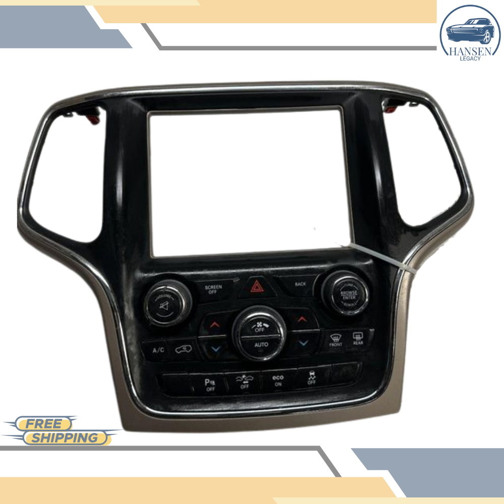 2014–2015 Jeep Grand Cherokee Radio A/C Climate Temperature Control Panel 14 15 — view 3