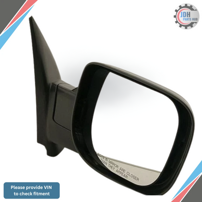 2017–2023 Nissan Titan Right Passenger Side Manual Mirror Assembly Black OEM — view 1