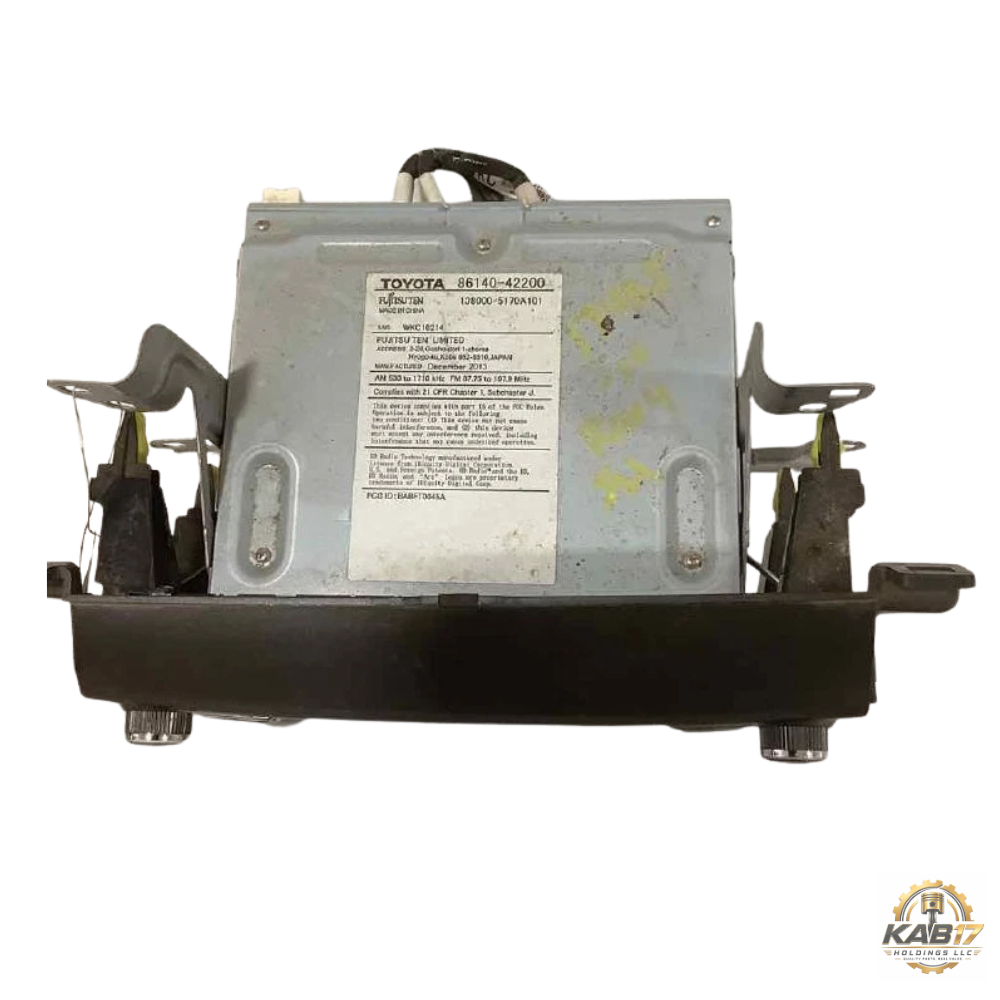 2014–2015 Toyota Rav4 Radio Receiver Display ID 100325 OEM — view 4