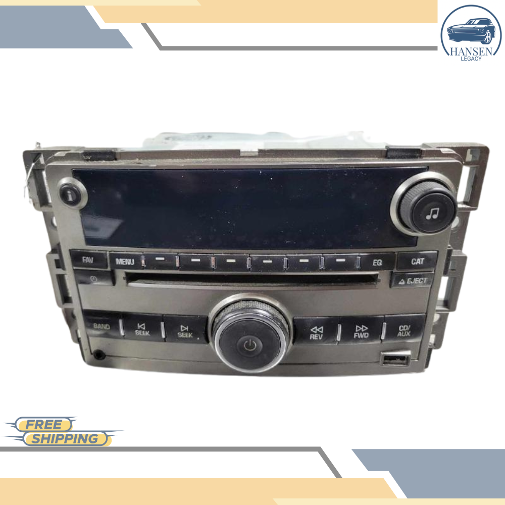 2009–2012 Chevrolet Malibu Radio Receiver Option UUI LTZ 09 10 11 12 — view 1