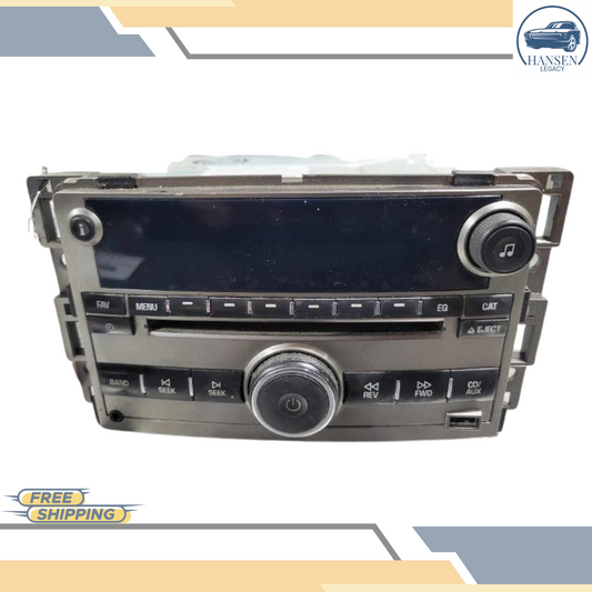 2009–2012 Chevrolet Malibu Radio Receiver Option UUI LTZ 09 10 11 12 — view 1