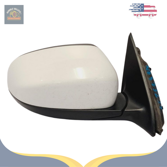 2014–2021 Jeep Cherokee Right Passenger Side View Door Mirror White OEM — view 1