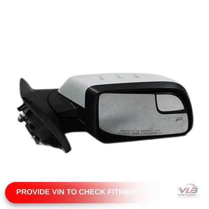 2011–2014 Ford Edge Right Passenger Side View Door Mirror Power White — view 2