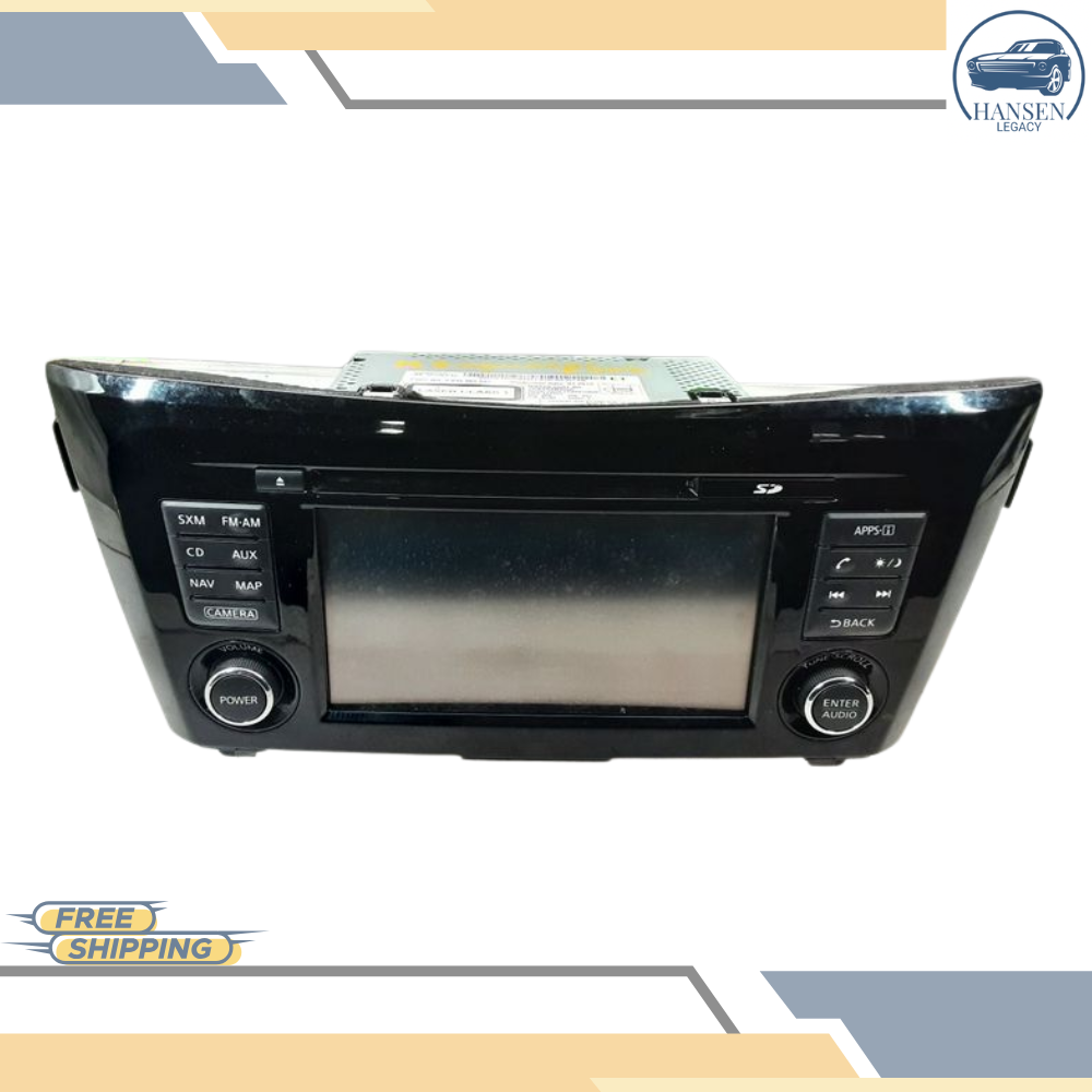 2014–2016 Nissan Rogue AM FM CD Navigation Radio Receiver OEM — view 1