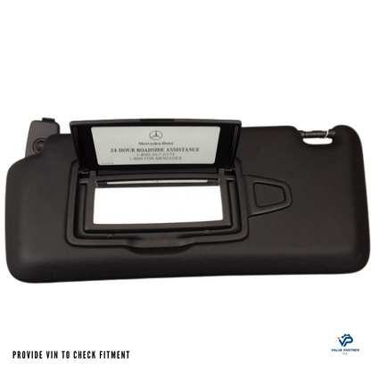 2015–2020 Mercedes-Benz GLA Class LH Driver Sunvisor Sun Visor with Mirror OEM — view 1