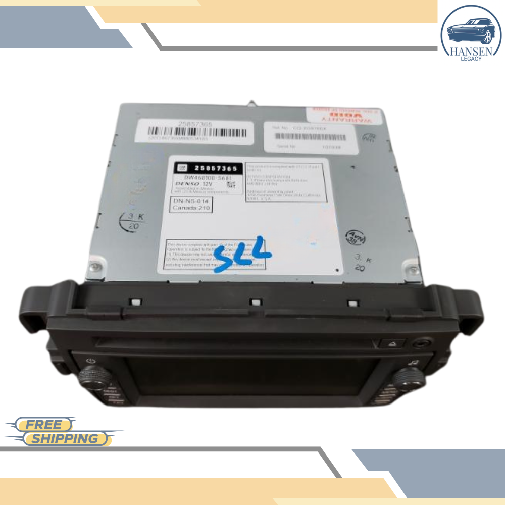 2008–2009 Chevrolet Tahoe AM FM CD DVD Radio Receiver Navigation Option U3U — view 4