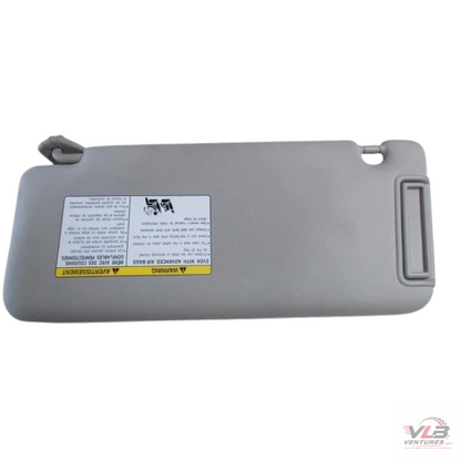 2017–2021 Nissan Armada Left Driver Side Interior Sun Visor Gray OEM — view 2