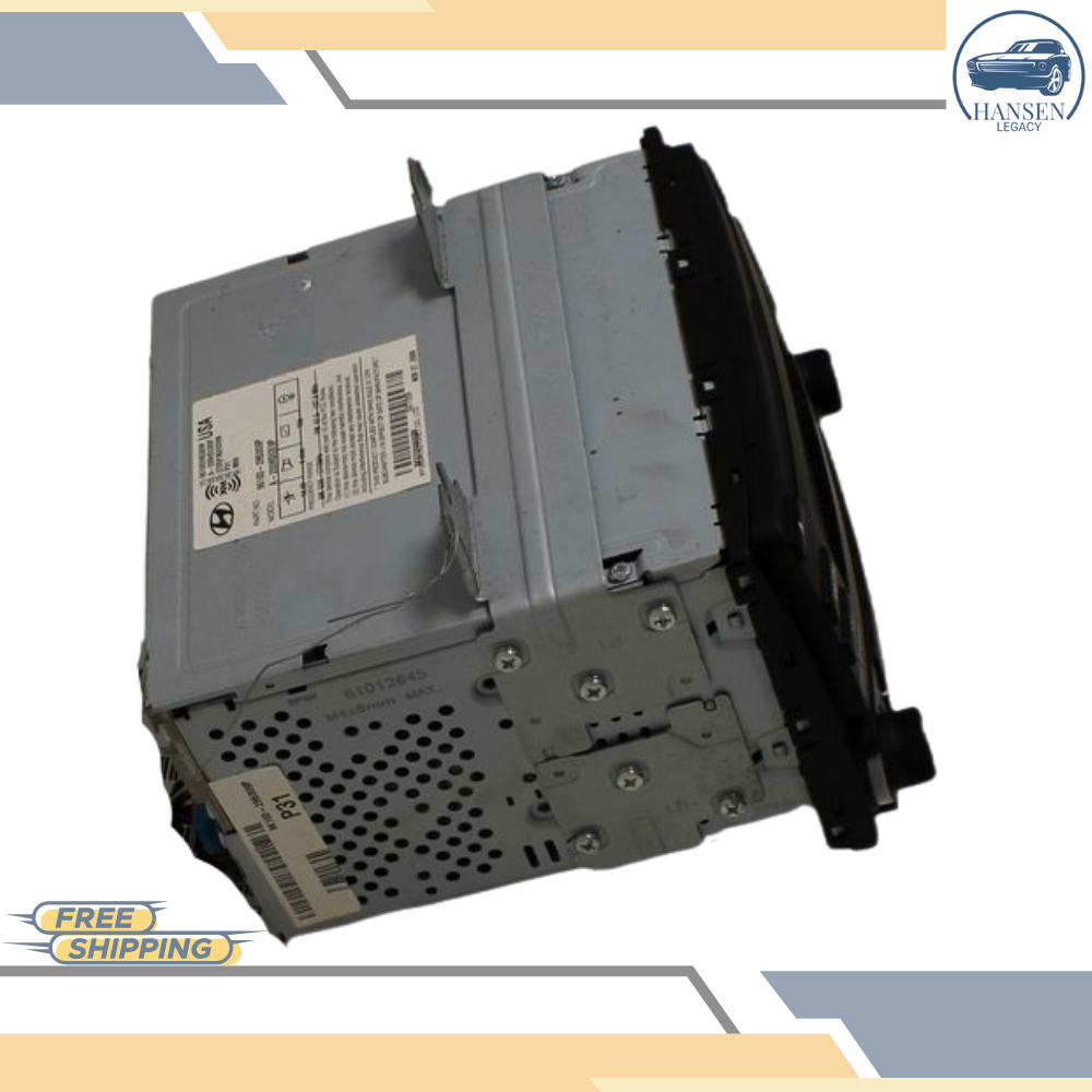 2009–2010 Hyundai Elantra Sedan AM FM CD Player Radio Receiver 09 10 — view 3