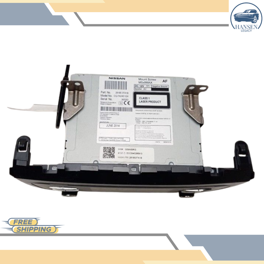 2013–2015 NISSAN ALTIMA SEDAN AM FM CD RADIO RECEIVER without NAVIGATION 5" DISPLAY — view 2