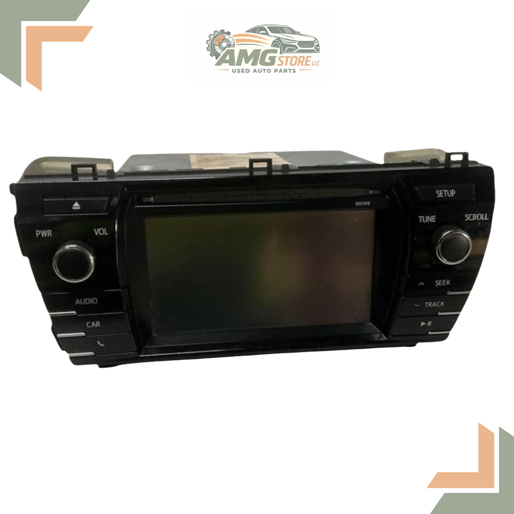 2014–2016 Toyota Corolla AM FM Audio Equipment Radio Receiver Display Screen OEM — view 1
