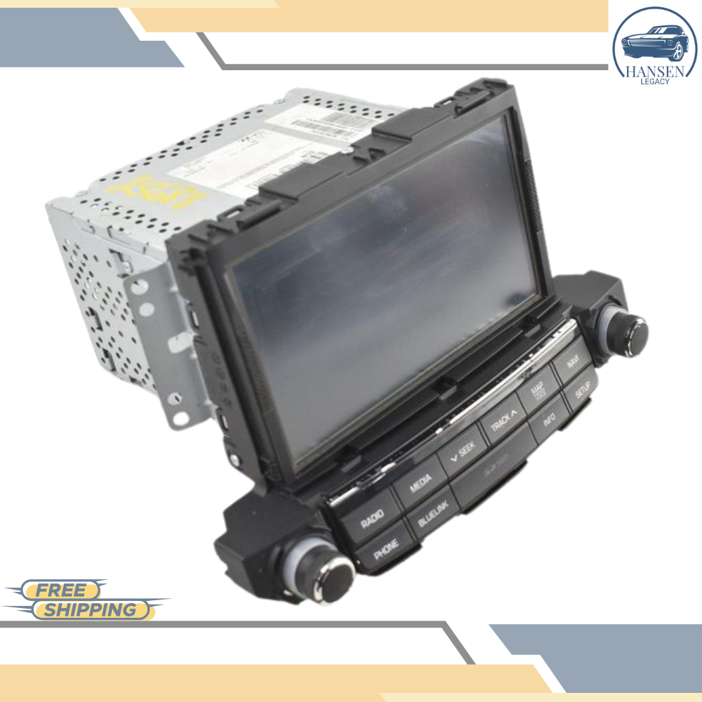 2017–2018 Hyundai Tucson Radio Display Screen Navigation 17 18 TESTED — view 2