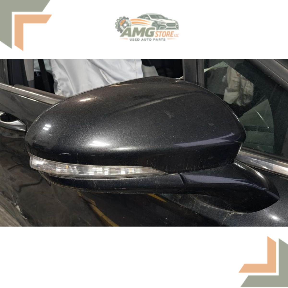 2013–2014 Ford Fusion Right Passenger Side View Door Mirror Heated OEM 13 14 — view 2