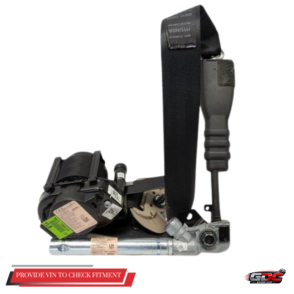 2016–2021 Hyundai Tucson Left Driver Side Front Seat Belt Retractor Black OEM — view 3