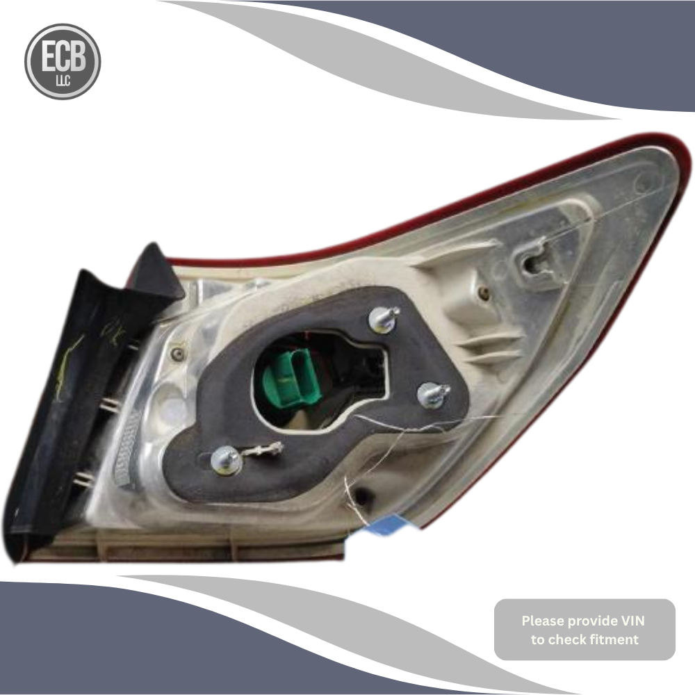 2006–2009 Lincoln MKZ Left Driver Tail Light Assembly Quarter Panel Mounted OEM — view 4