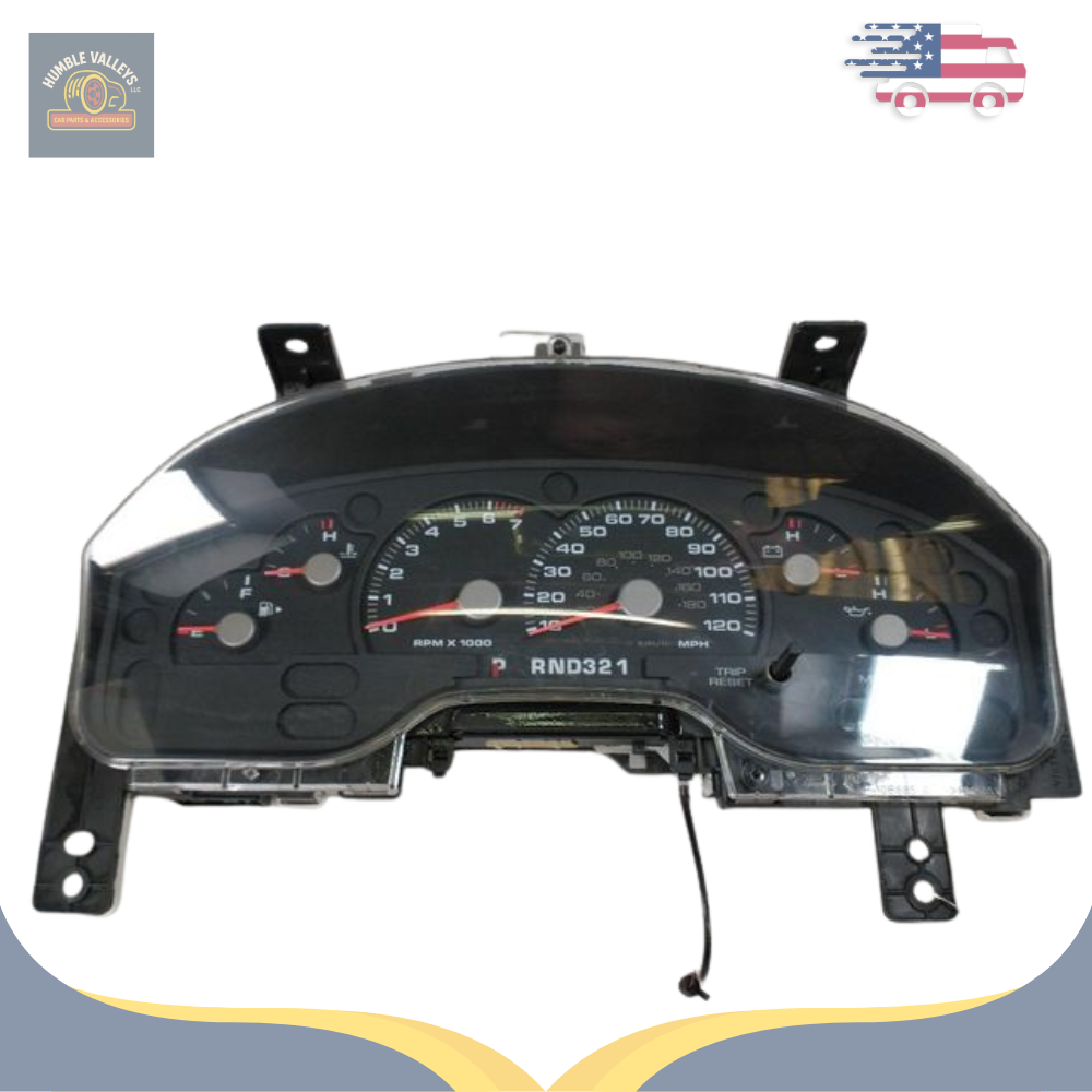 2004–2005 Ford Explorer Sport Trac Speedometer Cluster MPH with Message Center OEM — view 1