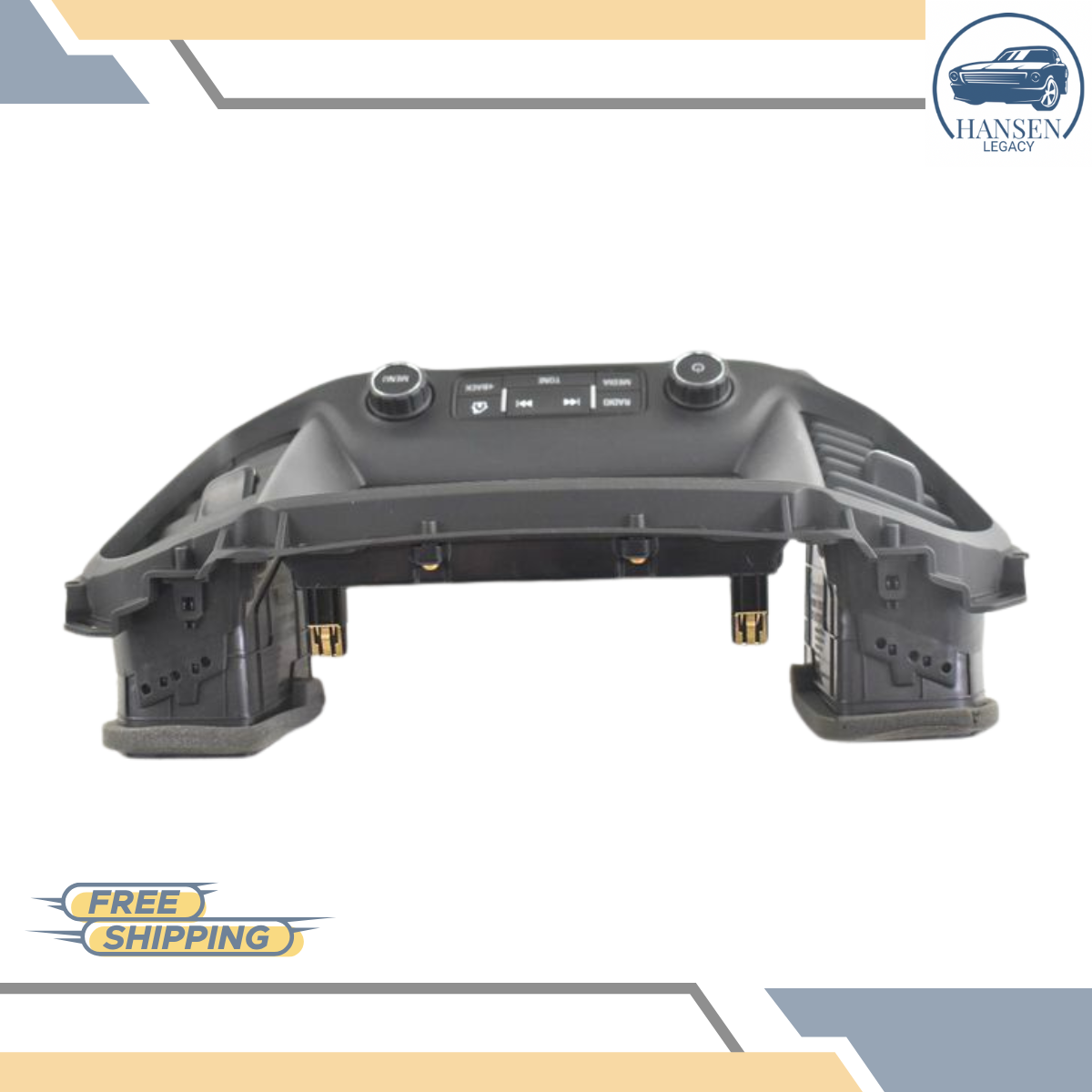 2018–2019 GMC Acadia Radio Display Control Panel 18 19 — view 3