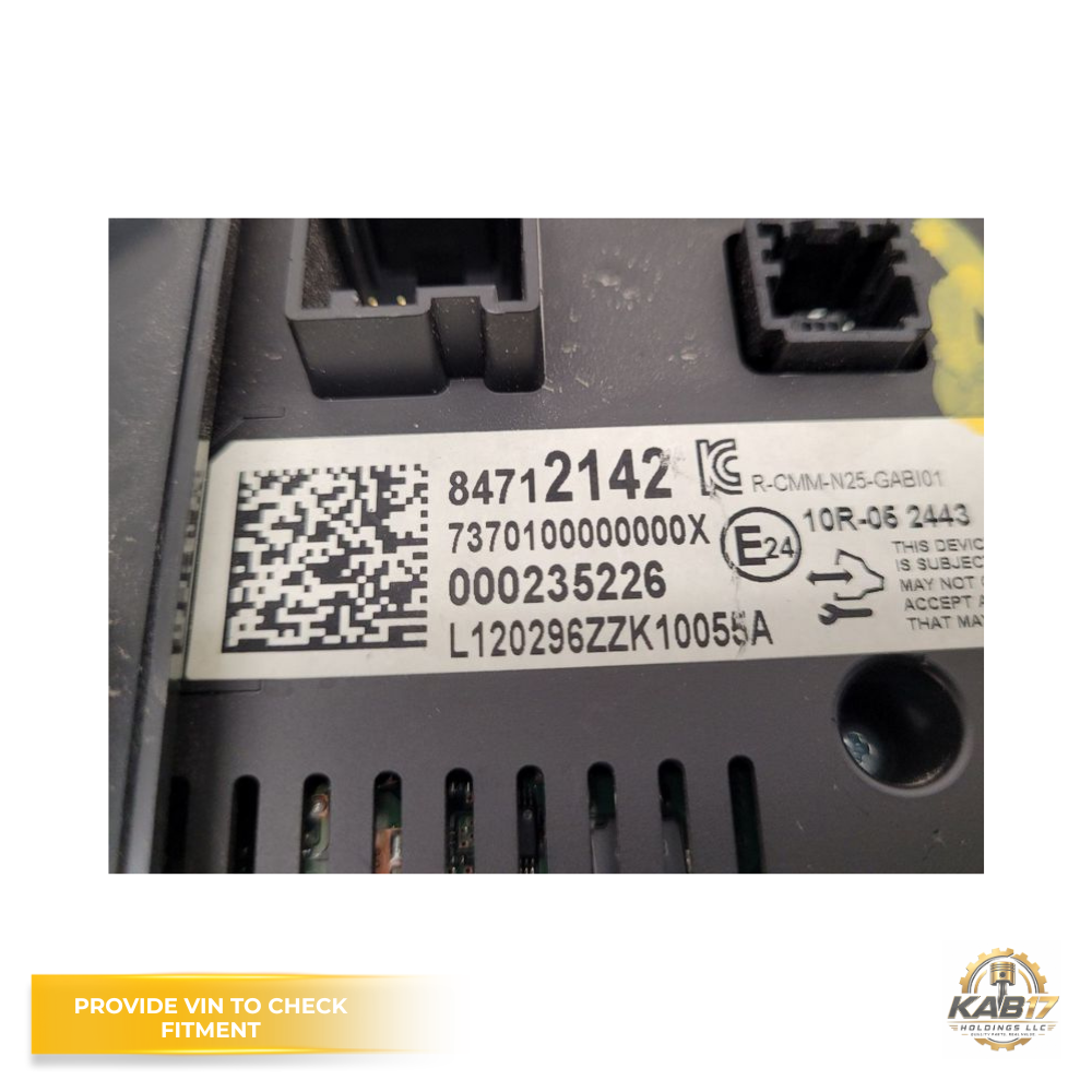 2021–2024 Chevrolet Malibu Radio Dash Display Screen OEM 84712142 — view 5