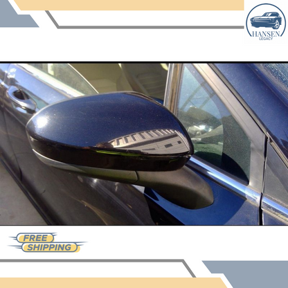 2019–2020 Ford Fusion Right Passenger Side View Door Mirror with Blind Spot Black — view 3
