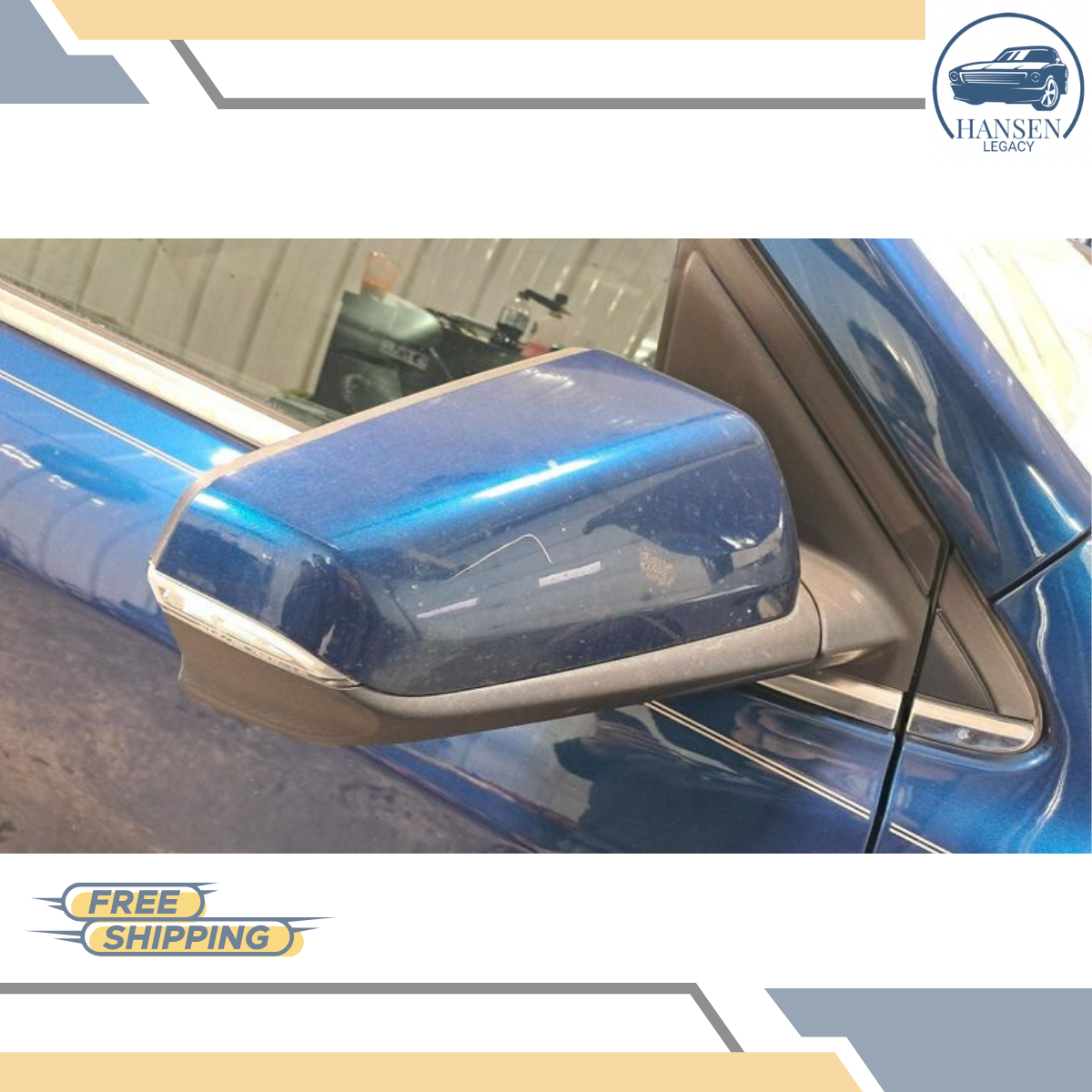 2018–2020 Chevrolet Equinox Right Passenger Side View Door Mirror Option DWK Blue R — view 3