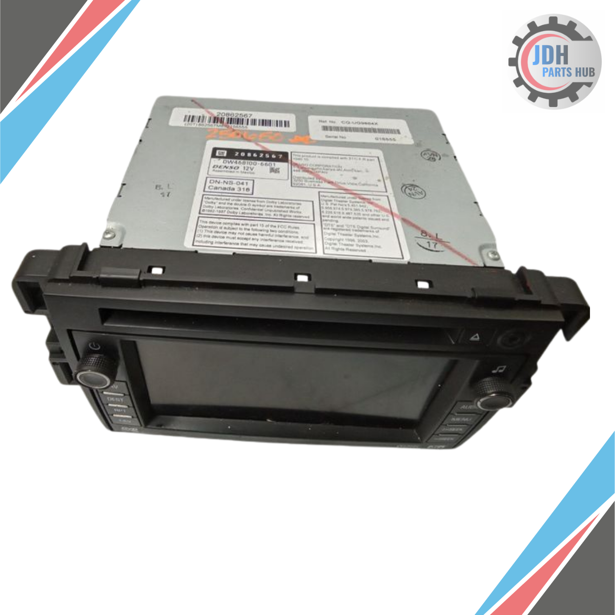 2007–2009 Chevrolet Avalanche Navigation Radio CD DVD Display OEM — view 2