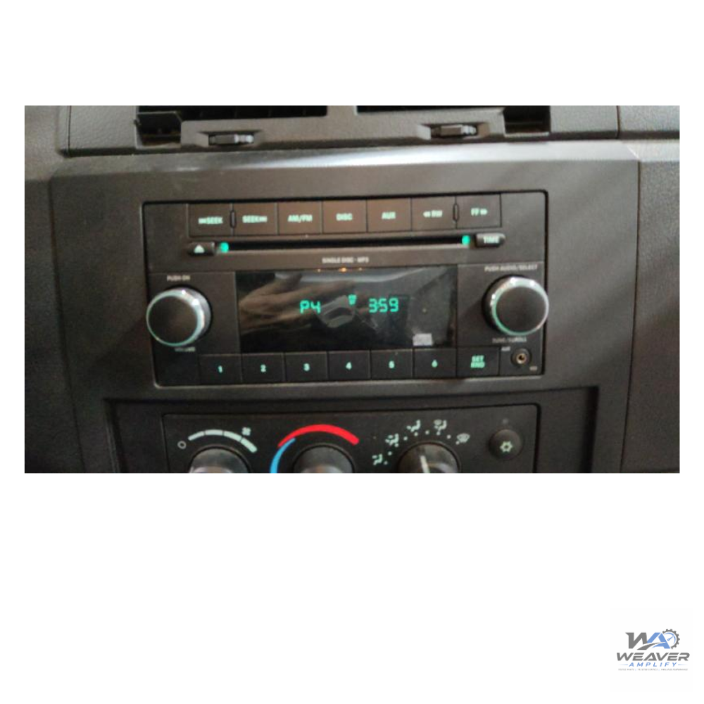 2011–2012 Dodge Caliber AM FM CD MP3 Radio Receiver RES OEM — view 2