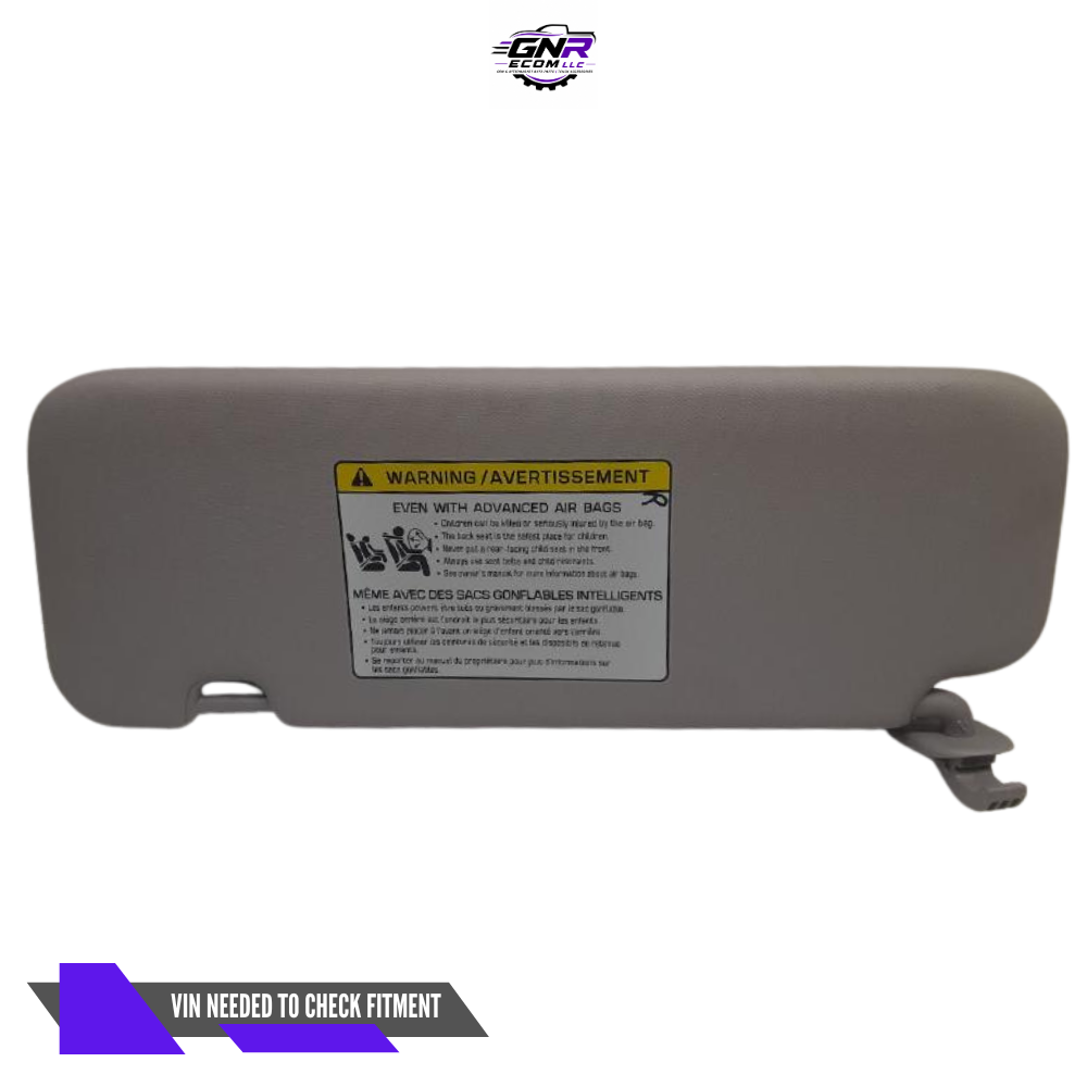 2017–2020 Hyundai Elantra RH Passenger Sunvisor Sun Visor with Mirror OEM — view 1