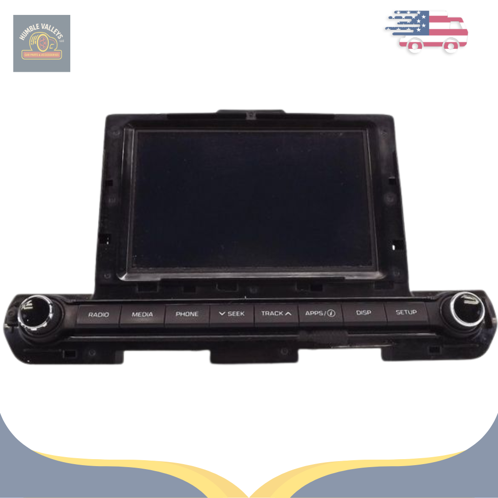 2017–2019 Hyundai Elantra AM FM Radio Receiver with Display Screen OEM — view 1