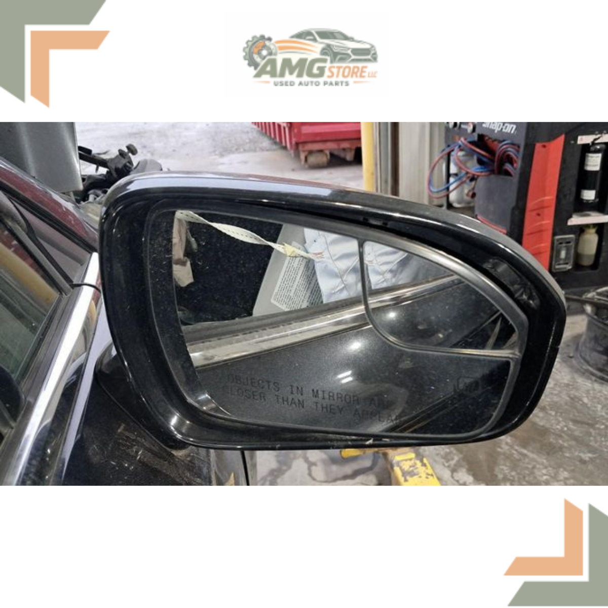 2013–2014 Ford Fusion Right Passenger Side View Door Mirror Heated OEM 13 14 — view 3