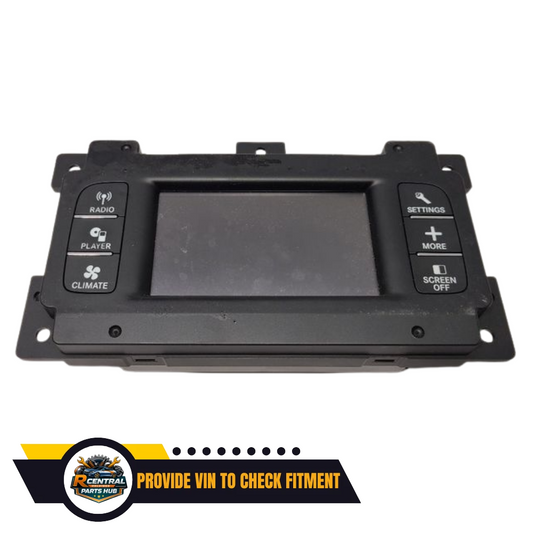 2011–2018 Dodge Journey Radio Display Receiver 4.3" Satellite AM FM CD MP3 OEM — view 1