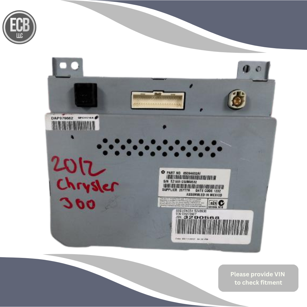 2011–2014 Chrysler 300 Charger 8.4" Radio Info Information Display Screen OEM — view 2