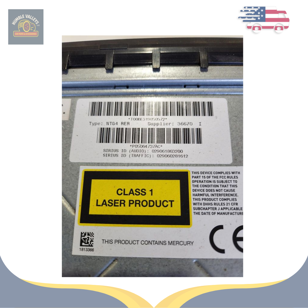 2008–2010 Chrysler Jeep Dodge AM-FM-DVD Radio Display Receiver Satellite RER OEM — view 3