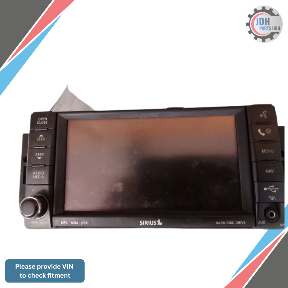 2011 Jeep Grand Cherokee Radio Receiver Display Screen Navigation ID RER OEM — view 1