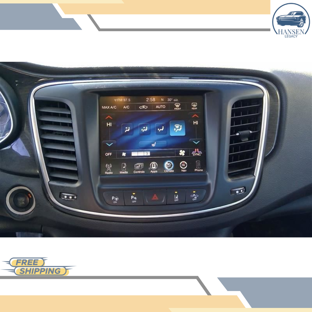2015 Chrysler 200 Radio Navigation Touch Display Screen OEM — view 5