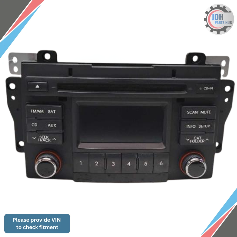 2010–2013 Kia Forte Sdn CPE Radio AM FM CD MP3 Satellite Bluetooth Receiver OEM — view 1