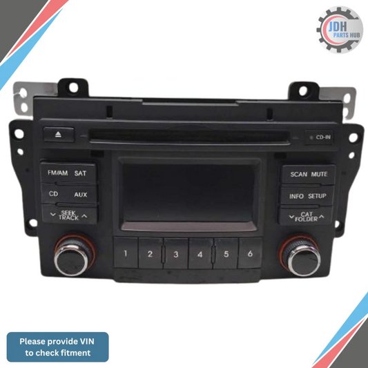 2010–2013 Kia Forte Sdn CPE Radio AM FM CD MP3 Satellite Bluetooth Receiver OEM — view 1